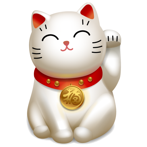 Maneki Neko welcome image (by IcoJoy)